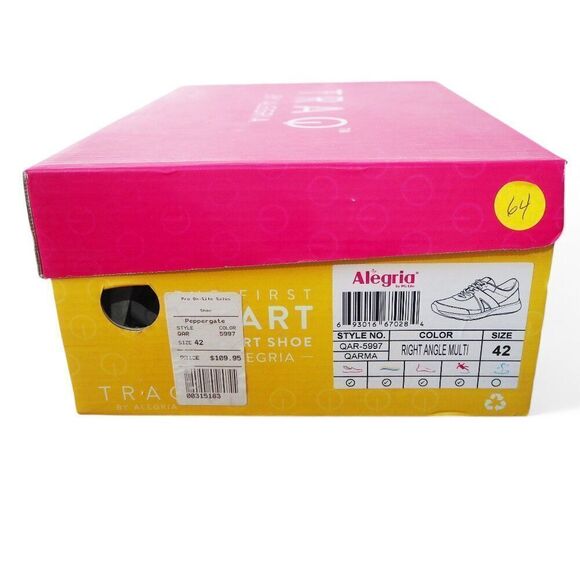 Alegria TRAQ Qarma Right Angle Multi Walking Shoes QAR-5997 Women's 11.5-12/42 - Picture 11 of 11